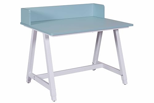 Inter Link - Kinderschreibtisch – höhenverstellbarer Schreibtisch - für Kinder - mit Aufsatz - Stabiler Tisch - Kinderzimmer - ergonomisch - Lern- & Arbeitstisch - Weiß/Blau - Emmelie Inter Link - Kinderschreibtisch – höhenverstellbarer Schreibtisch - für Kinder - mit Aufsatz - Stabiler Tisch - Kinderzimmer - ergonomisch - Lern- & Arbeitstisch - Weiß/Blau - Emmelie von Inter Link