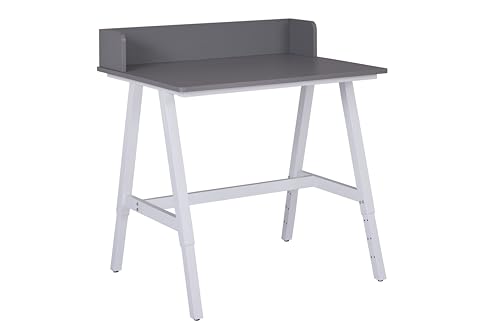 Inter Link - Kinderschreibtisch – höhenverstellbarer Schreibtisch - für Kinder - mit Aufsatz - Stabiler Tisch - Kinderzimmer - ergonomisch - Lern- & Arbeitstisch - Weiß/Grau - Emmelie Inter Link - Kinderschreibtisch – höhenverstellbarer Schreibtisch - für Kinder - mit Aufsatz - Stabiler Tisch - Kinderzimmer - ergonomisch - Lern- & Arbeitstisch - Weiß/Grau - Emmelie von Inter Link