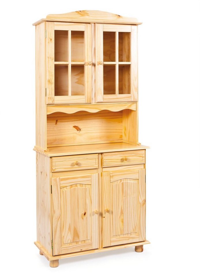 Inter Link Buffet ALICANTE Kiefer Massivholz, viel Stauraum, Landhaus Charme von Inter Link