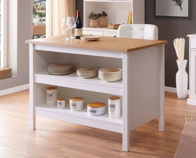 Inter Link Küchentisch Julina, moderne Kücheninsel mit kratzfester Arbeitsplatte in 3 Farben Bartisch Inter Link Küchentisch Julina, moderne Kücheninsel mit kratzfester Arbeitsplatte in 3 Farben Bartisch von Inter Link