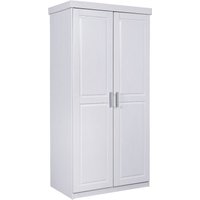 Magnus Kleiderschrank 2-Trg. Breite 95 cm, Höhe 190 cm weiß. von Inter Link
