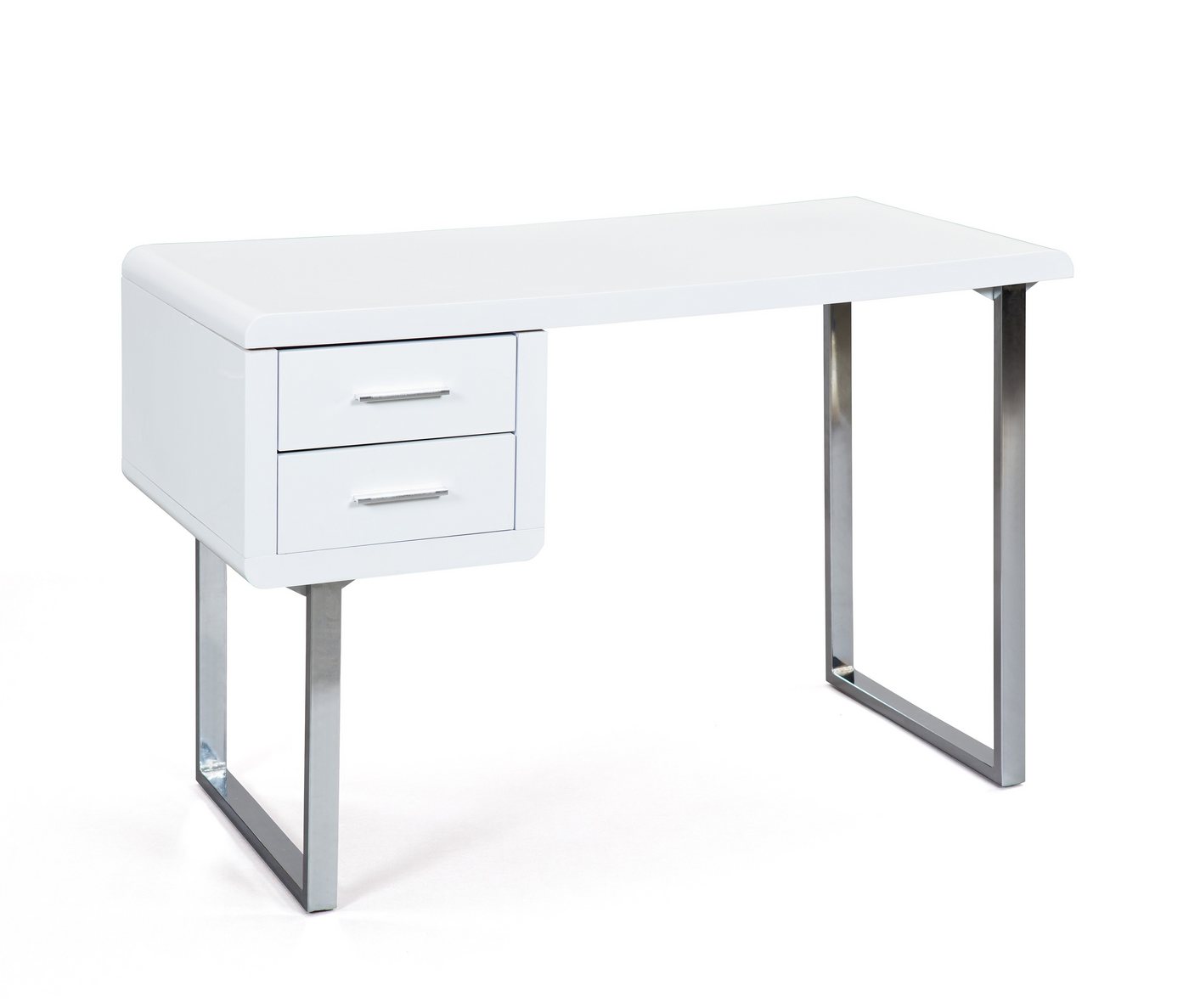 Inter Link Schreibtisch CLAUDE, Metallgestell, 2 Schubladen, ideal im Homeoffice von Inter Link
