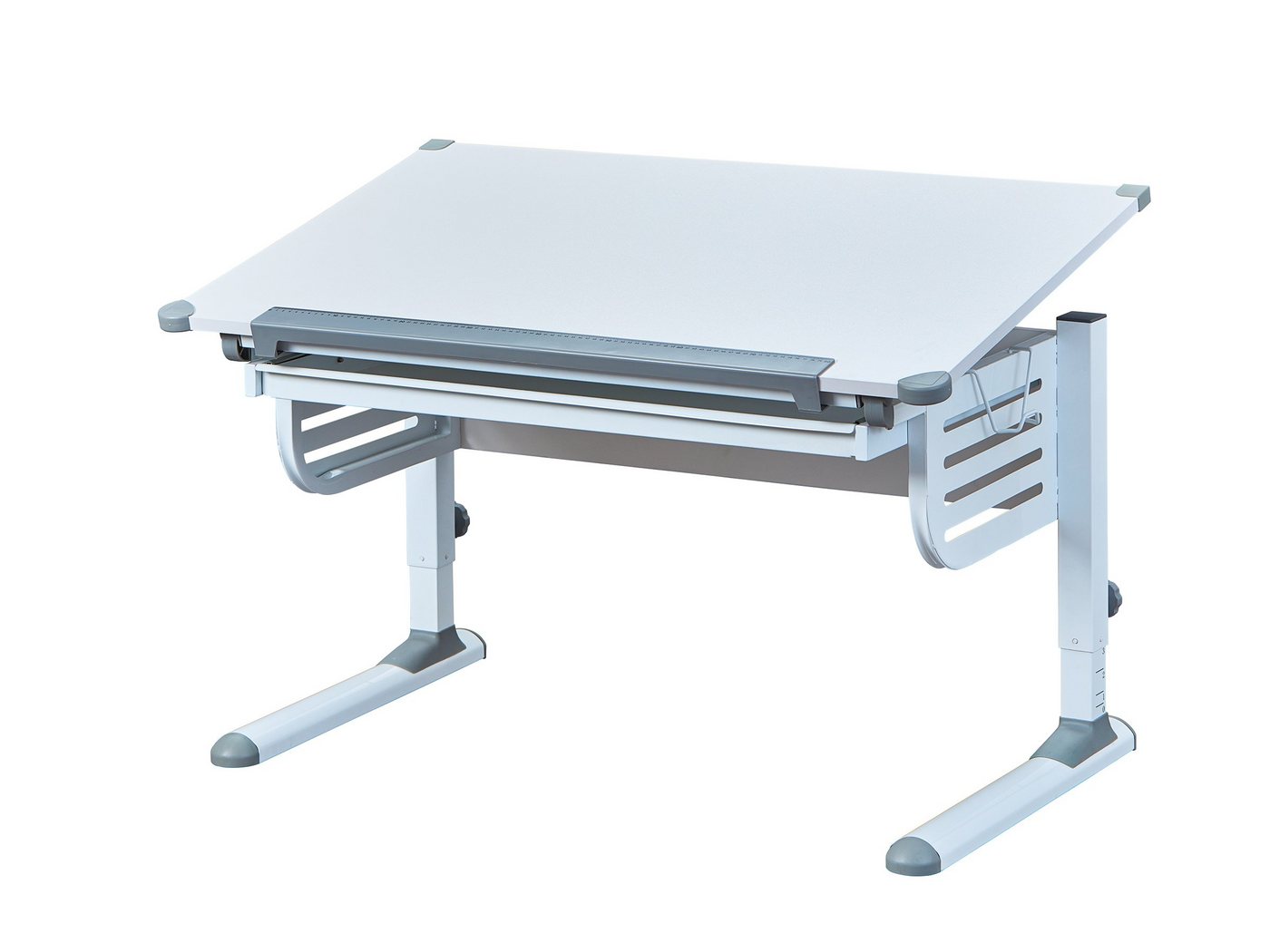 Inter Link Schreibtisch SKALARE, höhenverstellbarer Kindertisch mit neigbarer Tischplatte von Inter Link