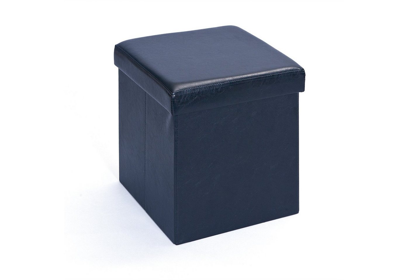 möbelando Sitzhocker Setti (BxHxT: 38x38x38 cm), aus MDF/PU-Polyurethane in Schwarz von möbelando