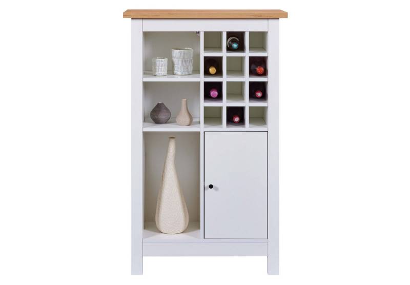 Inter Link Weinregal Weinschrank Julina, Weinregal, mit Platz für 12 Flaschen, 4 Fächer, modernes Design von Inter Link
