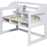 Kinderschreibtisch Kids Learning weiß lackiert B/H/L: ca. 68x91x112 cm Kinderschreibtisch Kids Learning weiß lackiert B/H/L: ca. 68x91x112 cm von Inter Link