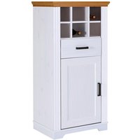 Kommode Maluno weiß lackiert B/H/L: ca. 48x136x68 cm von Inter Link