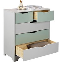 Kommode Prati Kommode salbei lackiert B/H/L: ca. 40,3x92x82 cm von Inter Link