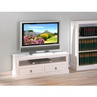 TV-Kommode Provence weiß lackiert B/H/T: ca. 118x45x39 cm von Inter Link