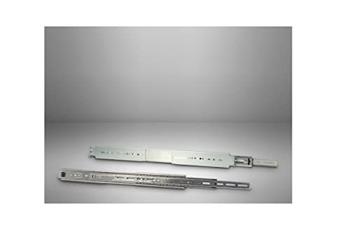 Inter-Tech 20" Teleskopschienensatz für IPC Silber, 88887204 von Inter-Tech