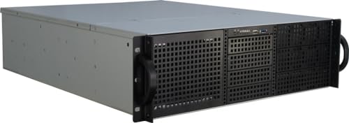 INTER-TECH IPC 3U-30240 48,26cm 19Zoll 6X 5,25 EXT. 12x 3,5 int. 14x 2,5 int. o. PSU von Inter-Tech