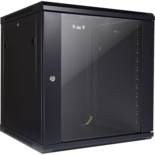 INTER-TECH SMA-6612 - Wandgehaeuse 12HE 450mm Tiefe Gesamtlast bis zu 40kg Erfuellt Schutzklasse IP20 abschliessbar - unmontiert von Inter-Tech