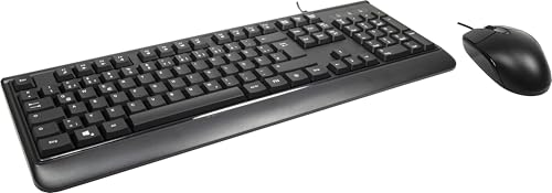 Inter-Tech Tastatur- und Mausset AC KB-101DE von Inter-Tech