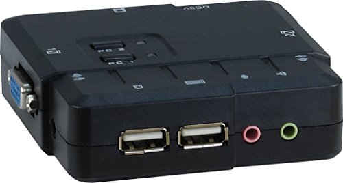 Inter-TECH KVM CS-21UA 2X DB15 2X 4pol 3,5mm Klinke 2X USB 1x VGA Inter-TECH KVM CS-21UA 2X DB15 2X 4pol 3,5mm Klinke 2X USB 1x VGA von Inter-Tech
