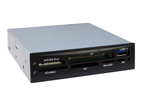 Inter-Tech 88884054 AC Cardreader CI-01 BK, 3,5" intern, USB 3.0 von Inter-Tech