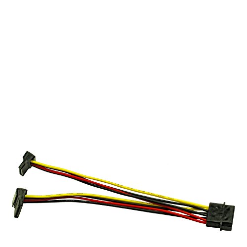 Inter-Tech 88885307 AC Adapter 1x Molex auf 2X SATA Power 90°, 0.15m Inter-Tech 88885307 AC Adapter 1x Molex auf 2X SATA Power 90°, 0.15m von Inter-Tech