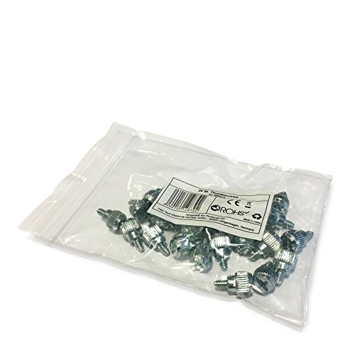 Inter-Tech 88885318 AC Daumenschrauben (20 Stück) Silber von Inter-Tech