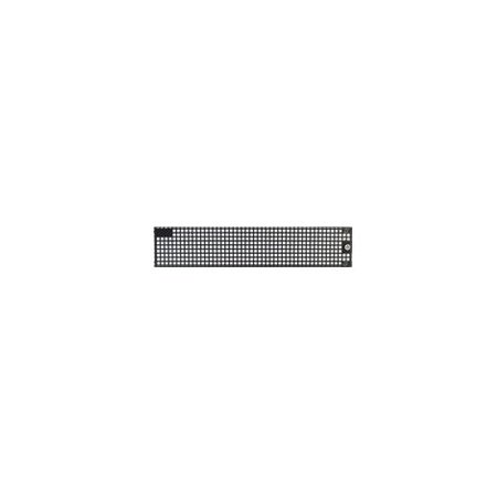 Inter-Tech 88887139 IPC Frontgitter 2U Schwarz, abschließbar von Inter-Tech