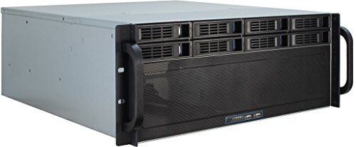 Inter-Tech 88887191 Case IPC Storage 4U-4408, o.PSU, Schwarz, Silber von Inter-Tech