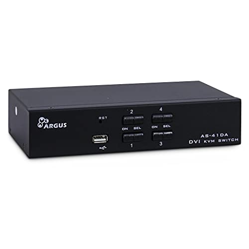 Inter-Tech 88887201 IPC KVM Switch AS-41DA DVI Metall Inter-Tech 88887201 IPC KVM Switch AS-41DA DVI Metall von Inter-Tech