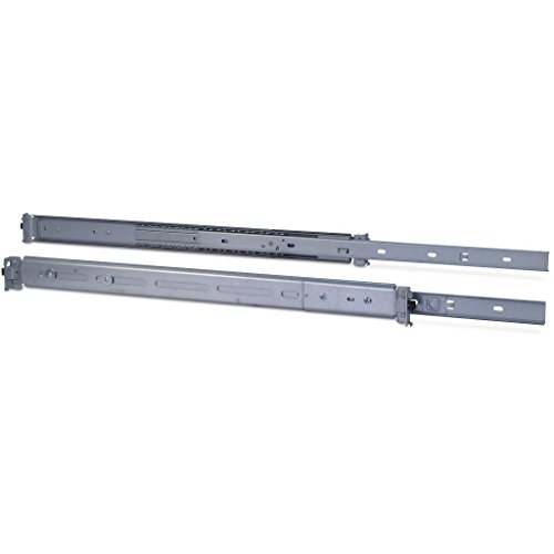 Inter Tech 88887221 Teleskopschienensatz mit Variabler Einbautiefe von 500-800 mm Silber von Inter-Tech