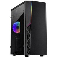 Inter-Tech B-02 RGB Tower PC-Gehäuse Schwarz von Inter-Tech