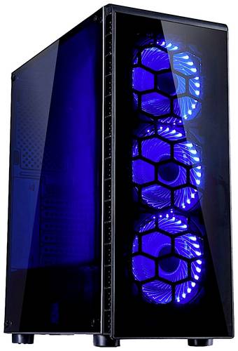 Inter-Tech CXC2 Tower PC-Gehäuse Schwarz von Inter-Tech
