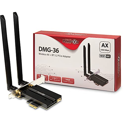 Inter-Tech DMG-36 Eingebaut WLAN/Bluetooth 5400 Mbit/s, Black Inter-Tech DMG-36 Eingebaut WLAN/Bluetooth 5400 Mbit/s, Black von Inter-Tech
