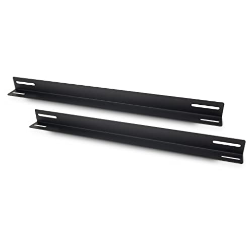 Inter-Tech Geräteträger 550 mm für Serverschrank 2 Stück max. 40 kg, Schwarz von Inter-Tech