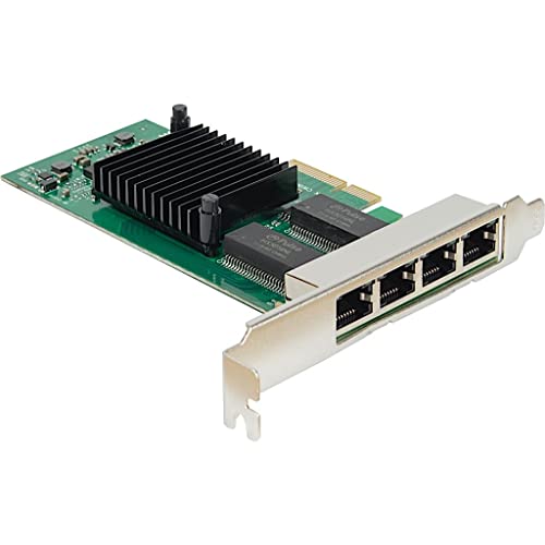 Inter-Tech Gigabit PCIe Adapter Argus ST-7238 x4 v2.0 Quad, Quadport-Netzwerkadapter von Inter-Tech