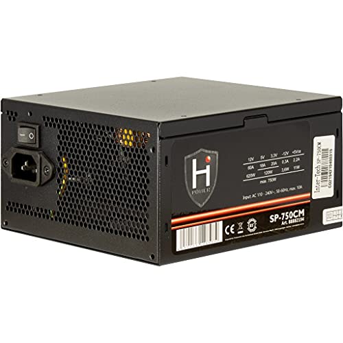 Inter-Tech HiPower SP-750CM Netzteil 750 W, 20+4 Pin, ATX, ATX, Schwarz von Inter-Tech