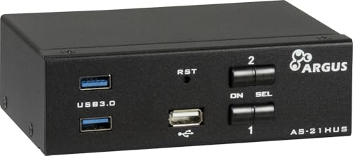 Inter-Tech IPC KVM Switch AC-21HUS HDMI, 4K@60Hz von Inter-Tech