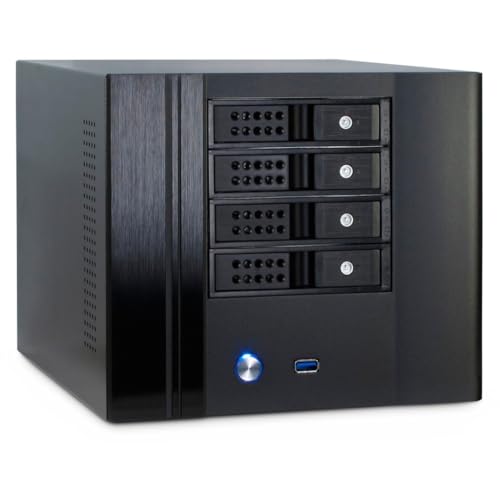 Inter-Tech IPC SC-4004 4x 3,5" od 2,5" HDD EXT 1x 2,5" HDD int - Black - Legierter Stahl Inter-Tech IPC SC-4004 4x 3,5" od 2,5" HDD EXT 1x 2,5" HDD int - Black - Legierter Stahl von Inter-Tech