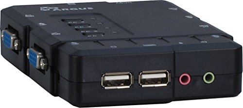 Inter-Tech KVM CS-41UA 4X DB15 4X 4pol 3,5mm Klinke 2X USB 1x VGA Inter-Tech KVM CS-41UA 4X DB15 4X 4pol 3,5mm Klinke 2X USB 1x VGA von Inter-Tech