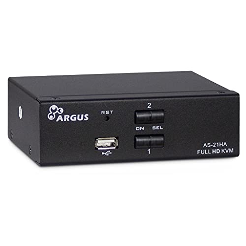 Inter-Tech KVM KVM-AS-21HA HDMI line in 2X HDMI 4X 3,5mm 3pol. Klinke 1 Power line Out 2X USB 2X 3,5mm 3pol Klinke 1x HDMI von Inter-Tech