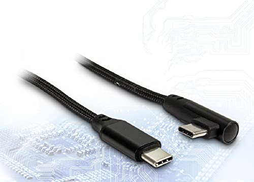Inter-Tech Kabel Type C auf Type C 90 Grad, 1m schwarz Inter-Tech Kabel Type C auf Type C 90 Grad, 1m schwarz von Inter-Tech