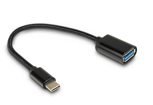 Inter-Tech Kabel USB 3.0 Type A (Buchse) auf Type C (Stecker), schwarz von Inter-Tech