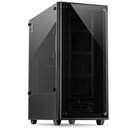 Inter-Tech Midi C-303 Spiegel, Schwarz, 88881328 von Inter-Tech