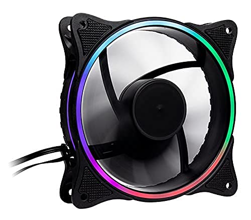 Inter-Tech RGB Fan Zusatz-Lüfter 120mm für IT-3303 Hornet und IT-3306 Cavy, Schwarz von Inter-Tech