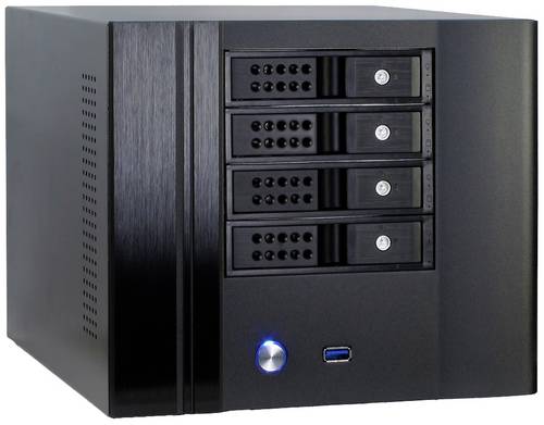 Inter-Tech SC-4004 Mini-Tower PC-Gehäuse Schwarz von Inter-Tech