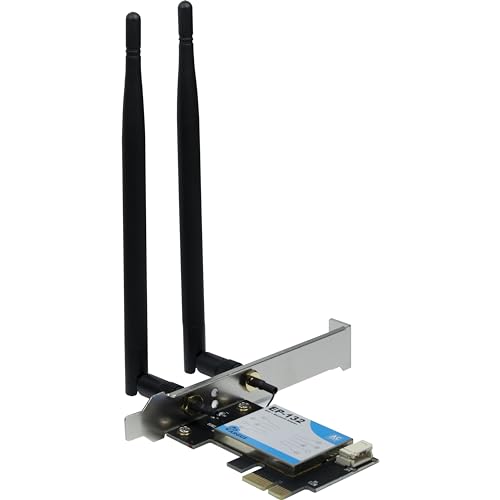 Inter-Tech Wi-Fi 5 PCIe Adapter EP-132 Antenne,Bluetooth 4.2 von Inter-Tech