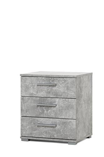 Nachttisch Komo - Nachtkommode (B/H/T: 45 x 50 x 34 cm) verschiedene Farbdekore von Intertrade