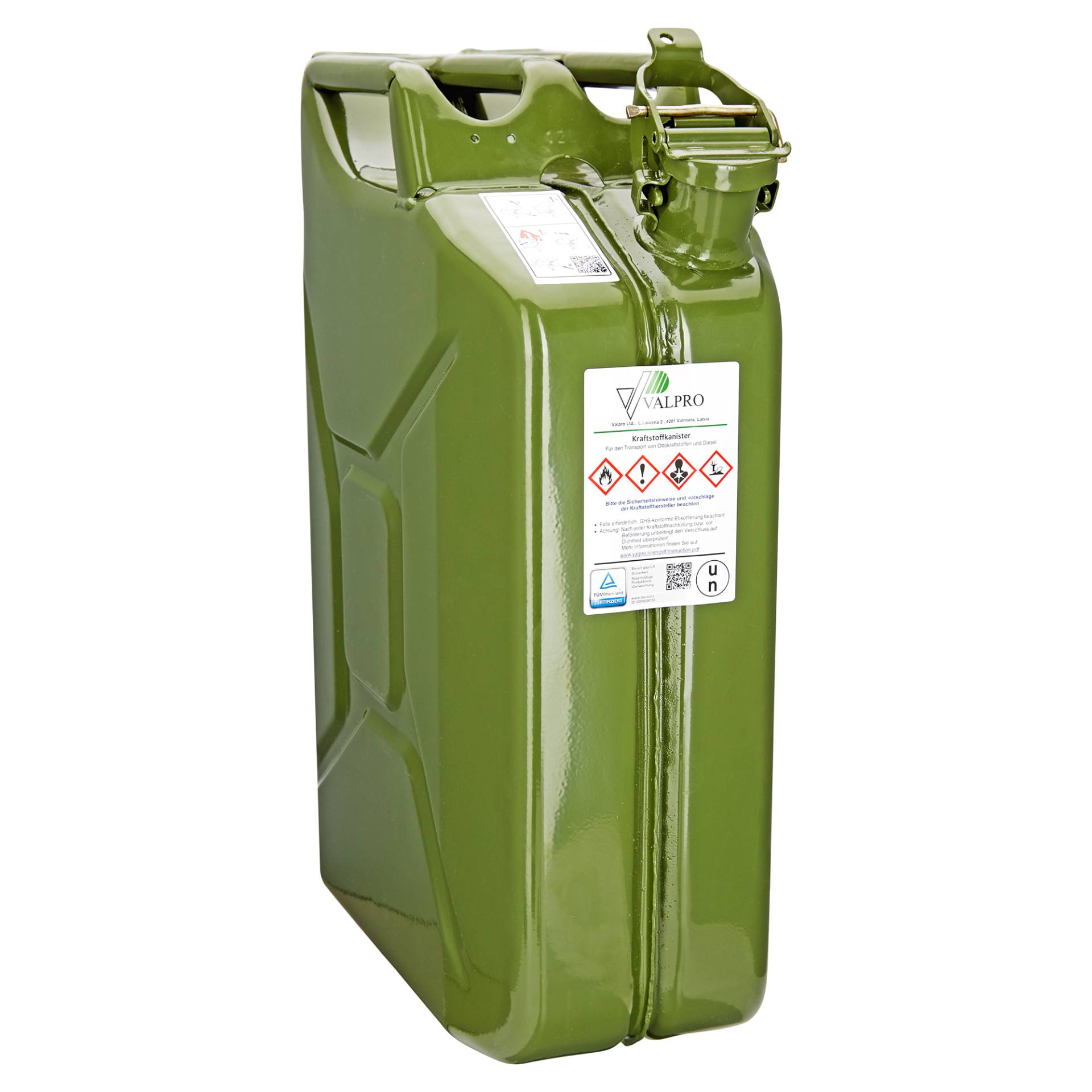 Inter Union Benzinkanister Stahlblech grün 20 l Inter Union Benzinkanister Stahlblech grün 20 l von Inter Union
