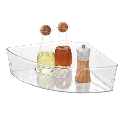 iDesign 62630EU Lazy Susan Schrank-Behälter 1/4, Durchsichtig von InterDesign