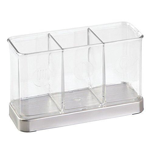 iDesign 67280EU Forma 2 Besteck-Organizer aus gebürstetem edelstahl / transparent von iDesign