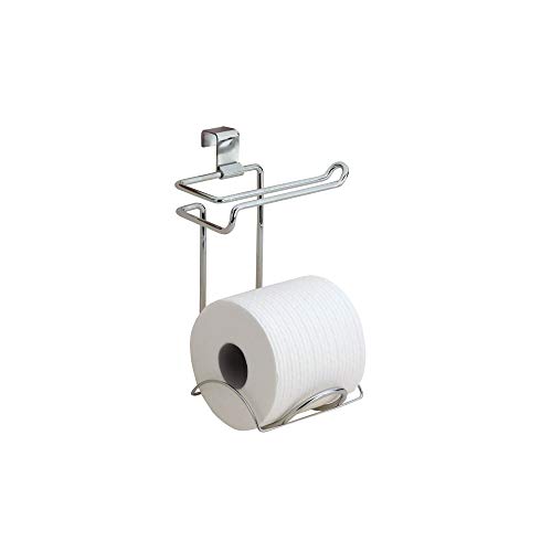 iDesign 68750EU Classico Wandmontierter Toilettenpapierhalter, Metall 15,24 x 14,48 x 24,64 cm, Chrom von InterDesign