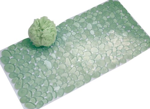 InterDesign 80012EU Pebblz Badewannenmatte, grün von InterDesign