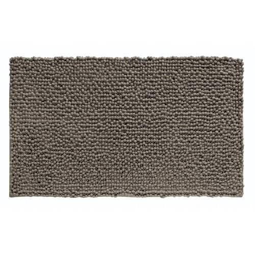 iDesign 19014EU Frizz Mikrofaserteppich, 76 x 51 cm, mokka von InterDesign