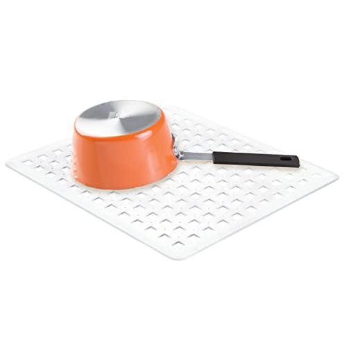 iDesign tapis fond évier, moyen tapis vaisselle en plastique PVC, tapis évier pour déposer couverts et vaisselle, transparent von iDesign