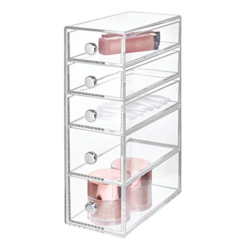 iDesign 39560EU Clarity Schubladenturm 5, durchsichtig von InterDesign